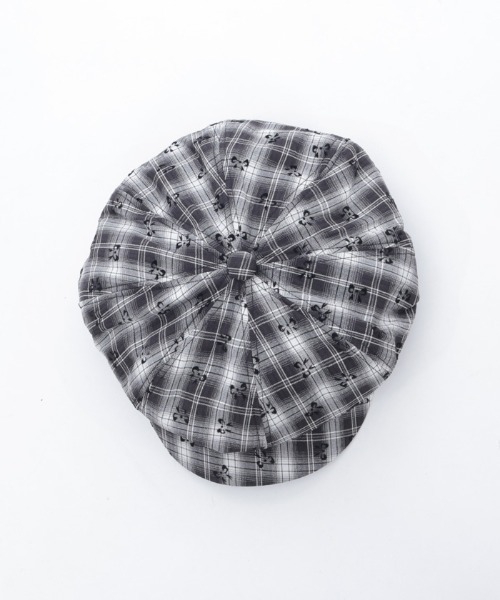 axes femme（アクシーズファム）の「リボン×チェックキャスケット（ハット・レディース・ブラウン/ブラック・FREE）」の6枚目の写真