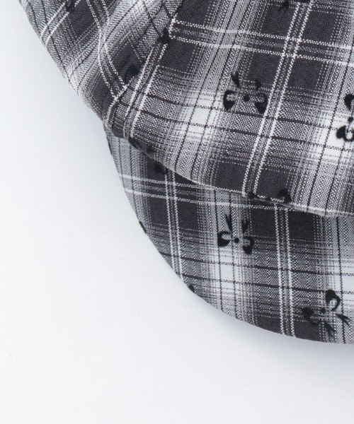 axes femme（アクシーズファム）の「リボン×チェックキャスケット（ハット・レディース・ブラウン/ブラック・FREE）」の8枚目の写真