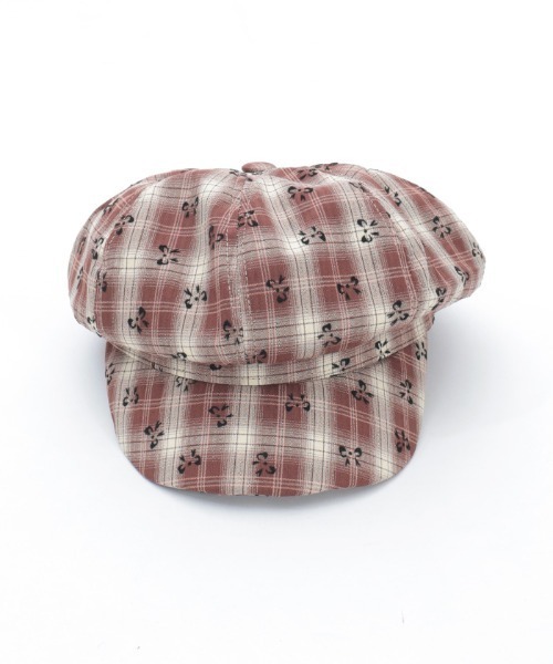 axes femme（アクシーズファム）の「リボン×チェックキャスケット（ハット・レディース・ブラウン/ブラック・FREE）」の10枚目の写真