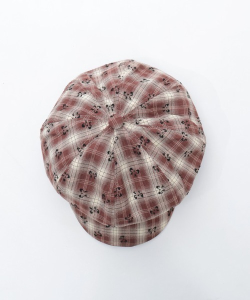 axes femme（アクシーズファム）の「リボン×チェックキャスケット（ハット・レディース・ブラウン/ブラック・FREE）」の12枚目の写真