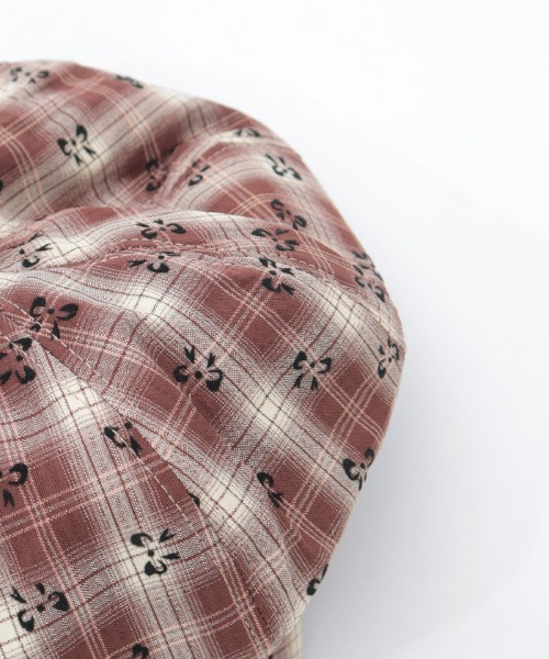 axes femme（アクシーズファム）の「リボン×チェックキャスケット（ハット・レディース・ブラウン/ブラック・FREE）」の13枚目の写真