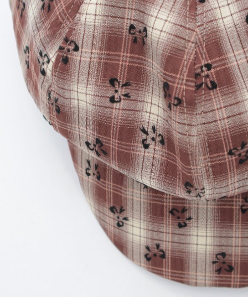 axes femme（アクシーズファム）の「リボン×チェックキャスケット（ハット・レディース・ブラウン/ブラック・FREE）」の14枚目の写真