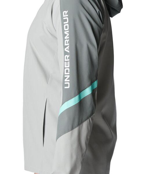 UNDER ARMOUR(アンダーアーマー)の「UAウーブン フルジップ フーディー(トレーニング/メンズ)(その他アウター・メンズ・グレー系その他・L/XL/S/2XL/M/3XL)」の5枚目の写真