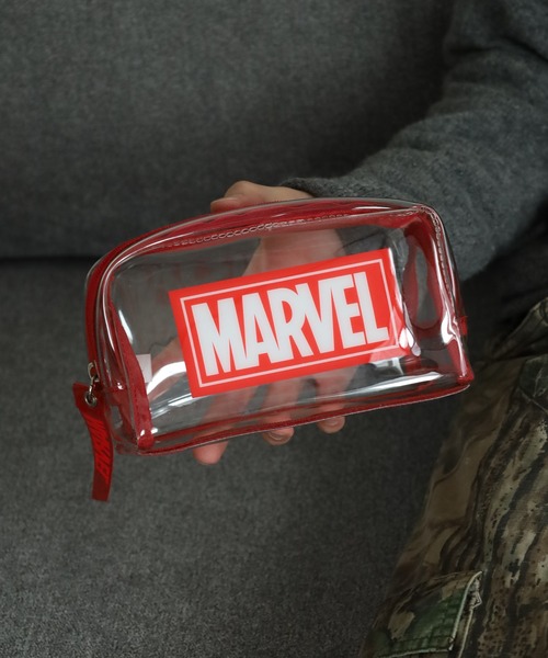 MARVEL（マーベル）の「MARVEL マーベル クリアポーチ（ポーチ・メンズ・レッド/ピンク/パープル・FREE）」の14枚目の写真