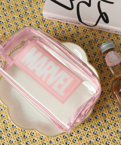 MARVEL（マーベル）の「MARVEL マーベル クリアポーチ（ポーチ・メンズ・レッド/ピンク/パープル・FREE）」の7枚目の写真