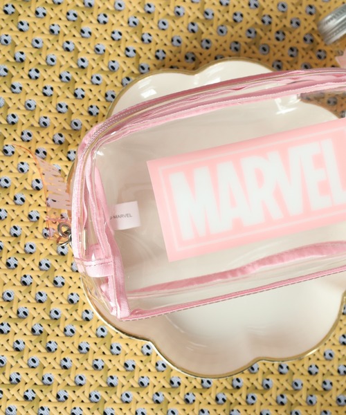 MARVEL（マーベル）の「MARVEL マーベル クリアポーチ（ポーチ・メンズ・レッド/ピンク/パープル・FREE）」の8枚目の写真