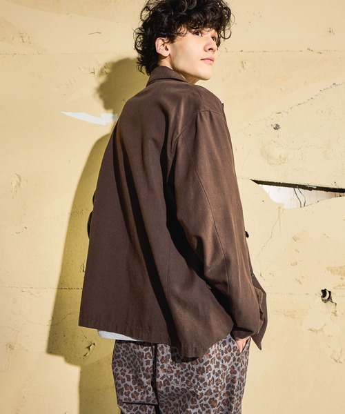 niko and...（ニコアンド）の「フェードダックジャケット（その他アウター・メンズ・チャコール/ダークブラウン・LARGE/MEDIUM）」の7枚目の写真