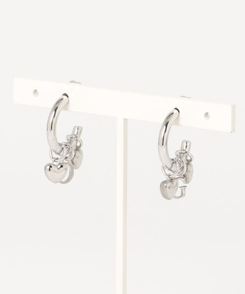 春ggzz0eピアス✨️ G TALISMAN 22MM G Multi Charm Hoops アクセサリー ピアス | GUESS