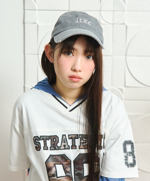 LOVETOXIC（ラブトキシック）の「【LTXC】ピグメントキャップ（キャップ・キッズ・ネイビー/ブラック/カーキ・F）」の2枚目の写真
