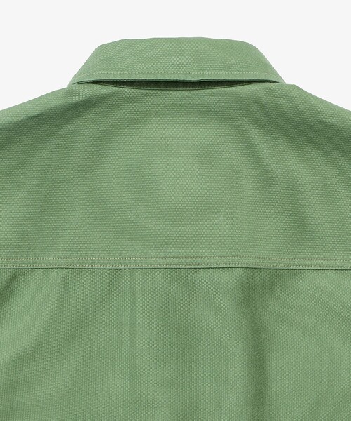 LACOSTE(ラコステ)の「コードレーンシャツジャケット(シャツ/ブラウス・メンズ・ライトグリーン/オフホワイト/ダークアッシュ・41/40/39/38)」の9枚目の写真