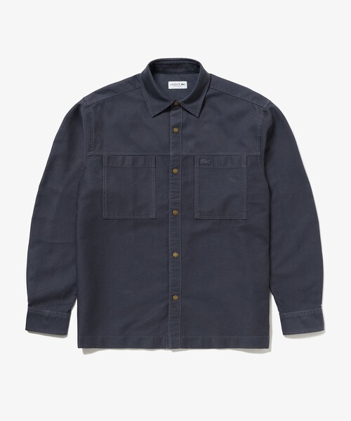 LACOSTE(ラコステ)の「コードレーンシャツジャケット(シャツ/ブラウス・メンズ・ライトグリーン/オフホワイト/ダークアッシュ・41/40/39/38)」の20枚目の写真