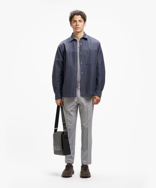 LACOSTE(ラコステ)の「コードレーンシャツジャケット(シャツ/ブラウス・メンズ・ライトグリーン/オフホワイト/ダークアッシュ・41/40/39/38)」の21枚目の写真