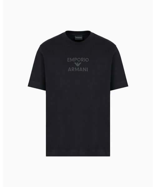 EMPORIO ARMANI(エンポリオアルマーニ)の「【エンポリオ アルマーニ】ASV Tシャツ ジャージー ラバーロゴ(Tシャツ/カットソー・メンズ・ブラック・XX-LARGE/X-SMALL/MEDIUM/LARGE/SMALL)」の2枚目の写真