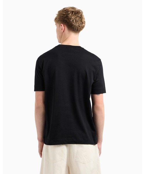 EMPORIO ARMANI(エンポリオアルマーニ)の「【エンポリオ アルマーニ】ASV Tシャツ ジャージー ラバーロゴ(Tシャツ/カットソー・メンズ・ブラック・XX-LARGE/X-SMALL/MEDIUM/LARGE/SMALL)」の3枚目の写真