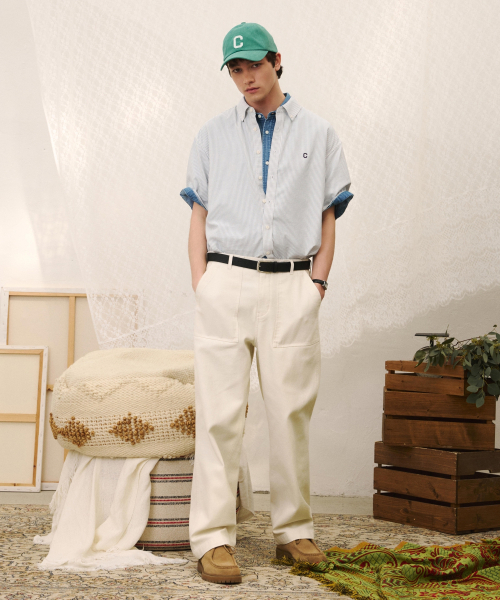 COVERNAT(カバーナット)の「ワイドバックサテンパーティグパンツオリーブ(その他パンツ・メンズ・その他・SMALL/MEDIUM/LARGE/X-LARGE)」の8枚目の写真