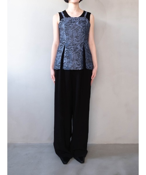 sahara(サハラ)の「【PRE ORDER】Jacquard Slit Bustier(その他トップス・レディース・ブルー/グレー/ブラウン・FREE)」の7枚目の写真