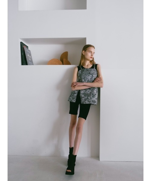 sahara(サハラ)の「【PRE ORDER】Jacquard Slit Bustier(その他トップス・レディース・ブルー/グレー/ブラウン・FREE)」の14枚目の写真