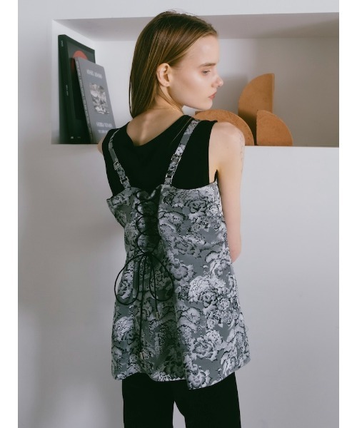 sahara(サハラ)の「【PRE ORDER】Jacquard Slit Bustier(その他トップス・レディース・ブルー/グレー/ブラウン・FREE)」の16枚目の写真