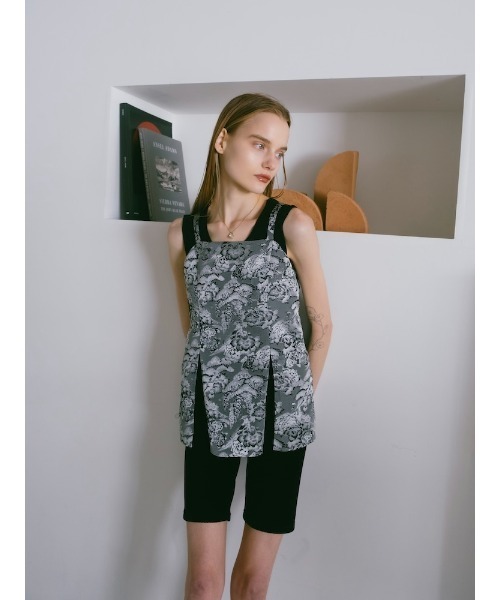 sahara(サハラ)の「【PRE ORDER】Jacquard Slit Bustier(その他トップス・レディース・ブルー/グレー/ブラウン・FREE)」の17枚目の写真