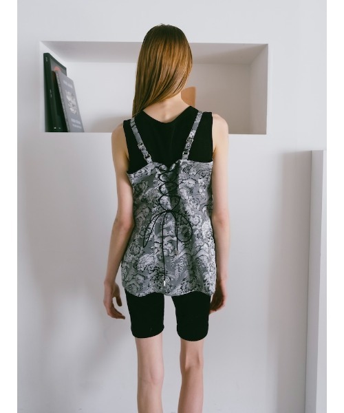 sahara(サハラ)の「【PRE ORDER】Jacquard Slit Bustier(その他トップス・レディース・ブルー/グレー/ブラウン・FREE)」の18枚目の写真