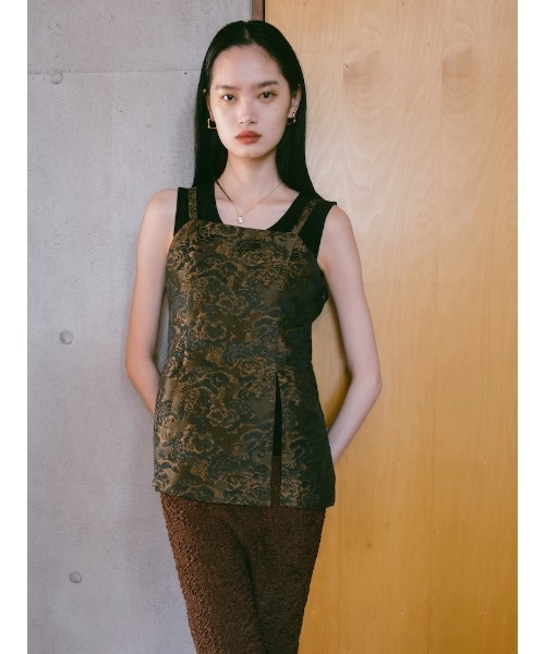 sahara(サハラ)の「【PRE ORDER】Jacquard Slit Bustier(その他トップス・レディース・ブルー/グレー/ブラウン・FREE)」の20枚目の写真