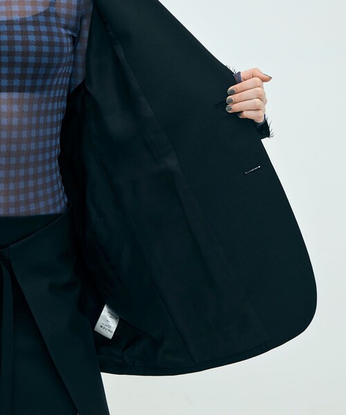 EDITION（エディション）の「edition pourell モヘヤビンテージトロ ジャケット（テーラードジャケット・レディース・ブラック・36/34）」の6枚目の写真