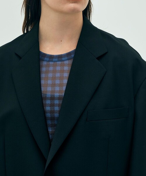 EDITION（エディション）の「edition pourell モヘヤビンテージトロ ジャケット（テーラードジャケット・レディース・ブラック・36/34）」の7枚目の写真