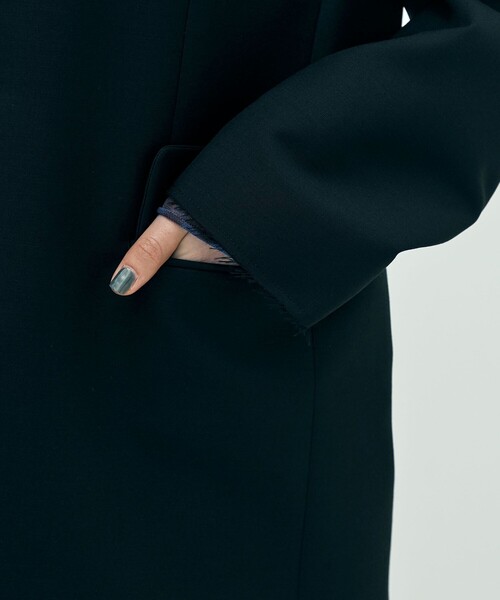 EDITION（エディション）の「edition pourell モヘヤビンテージトロ ジャケット（テーラードジャケット・レディース・ブラック・36/34）」の10枚目の写真