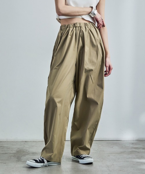 タックコクーンワイドパンツ（その他パンツ）｜Fashion Letter