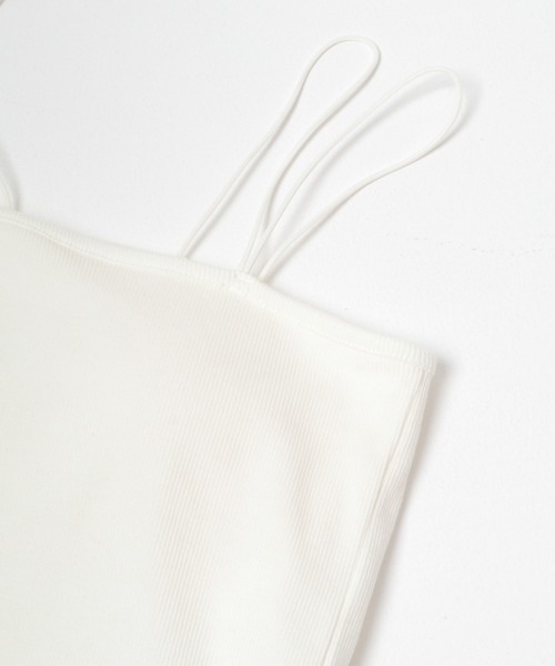 SENSE OF PLACE by URBAN RESEARCH（センスオブプレイスバイアーバンリサーチ）の「ダブルストラップカップツキキャミソール（キャミソール・レディース・ブラック/モカ/ピンク/ホワイト・ONE）」の13枚目の写真