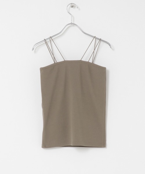 SENSE OF PLACE by URBAN RESEARCH（センスオブプレイスバイアーバンリサーチ）の「ダブルストラップカップツキキャミソール（キャミソール・レディース・ブラック/モカ/ピンク/ホワイト・ONE）」の8枚目の写真