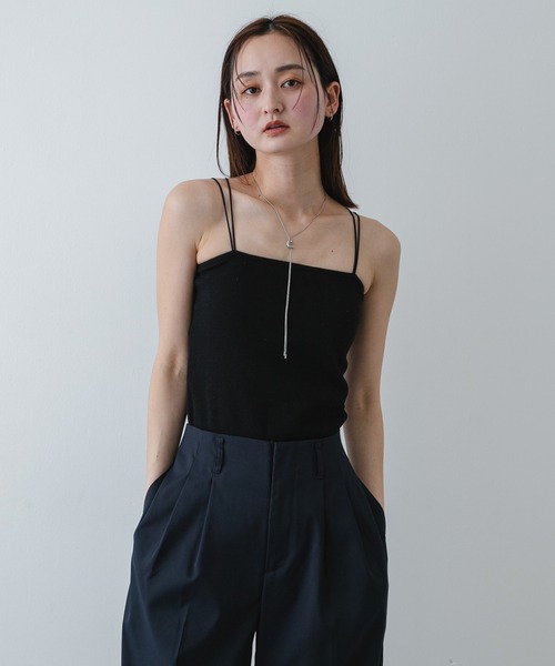 SENSE OF PLACE by URBAN RESEARCH（センスオブプレイスバイアーバンリサーチ）の「ダブルストラップカップツキキャミソール（キャミソール・レディース・ブラック/モカ/ピンク/ホワイト・ONE）」の17枚目の写真