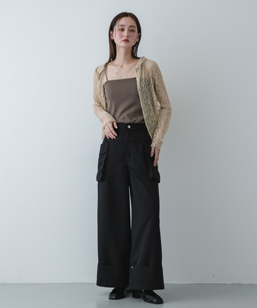 SENSE OF PLACE by URBAN RESEARCH（センスオブプレイスバイアーバンリサーチ）の「ダブルストラップカップツキキャミソール（キャミソール・レディース・ブラック/モカ/ピンク/ホワイト・ONE）」の22枚目の写真