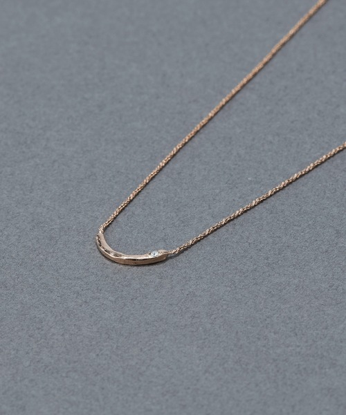 Phoebe（フィービィー）の「【金属アレルギー対応】エターナルクレセントネックレス（ネックレス・レディース・シャンパン・FREE）」の6枚目の写真