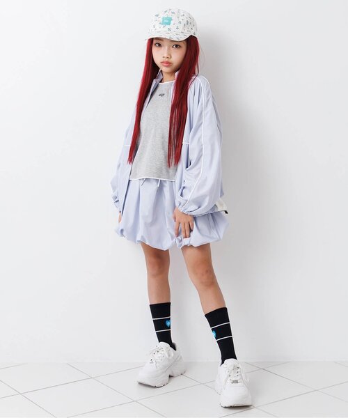 algy（アルジー）の「レースディティールT（Tシャツ/カットソー・キッズ・ブラック/オフホワイト/グレー・150/140/130/120/160）」の8枚目の写真