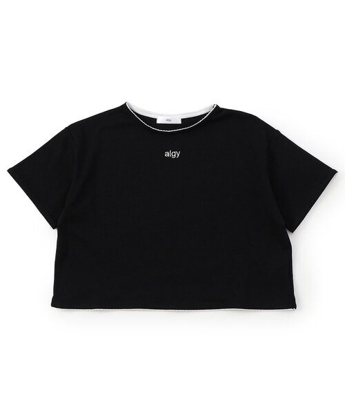 algy（アルジー）の「レースディティールT（Tシャツ/カットソー・キッズ・ブラック/オフホワイト/グレー・150/140/130/120/160）」の11枚目の写真
