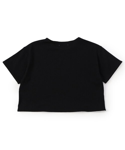 algy（アルジー）の「レースディティールT（Tシャツ/カットソー・キッズ・ブラック/オフホワイト/グレー・150/140/130/120/160）」の13枚目の写真