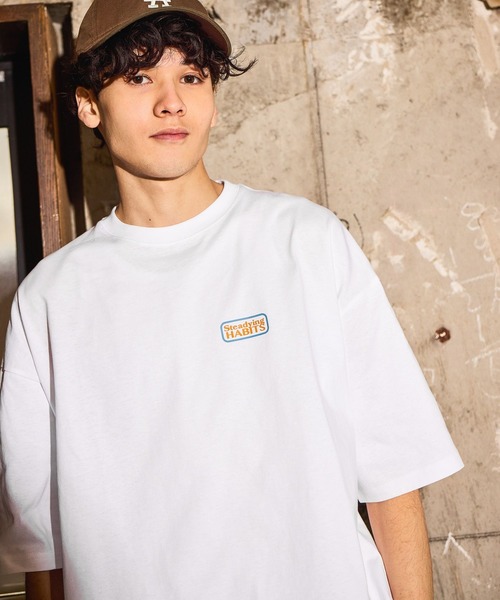 niko and...（ニコアンド）の「USACOTTONプリントT（Tシャツ/カットソー・メンズ・グレー/オフホワイト/ライトグレー/ホワイト・LARGE/MEDIUM）」の14枚目の写真