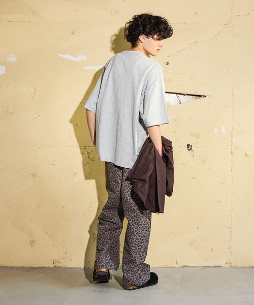 niko and...（ニコアンド）の「USACOTTONプリントT（Tシャツ/カットソー・メンズ・グレー/オフホワイト/ライトグレー/ホワイト・LARGE/MEDIUM）」の17枚目の写真