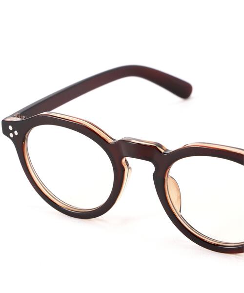 NATURAL BEAUTY BASIC(ナチュラルビューティーベーシック)の「◇ボストンルミシフトグラス(メガネ・レディース・ダークブラウン・フリ-)」の4枚目の写真