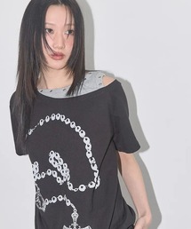 FANCY CLUB（ファンシークラブ）の「◇FANCYCLUB◇ブランド直輸入正規品 ロザリー・ノワレ Tシャツ ROSARY NOIRER TEE（Tシャツ/カットソー）」
