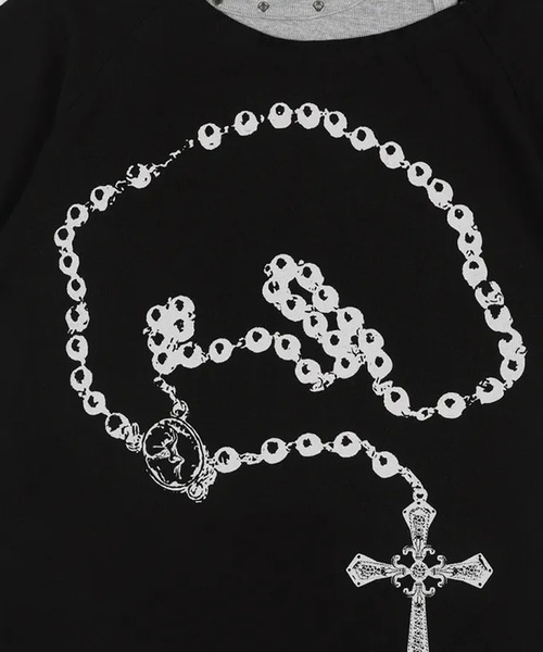 Ada.(エイダ)の「◇FANCYCLUB◇ブランド直輸入正規品/ロザリー・ノワレ Tシャツ ROSARY NOIRER TEE(Tシャツ/カットソー・レディース・ブラック・FREE)」の11枚目の写真