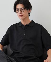 THE SHOP TK （ザ ショップ ティーケー ）の「【シンプルすぎない大人の表情】ケーブルフクレポロシャツ 吸水速乾/UVケア/洗濯機OK（ポロシャツ）」