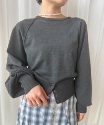 Ameri（アメリ）の「LOW BASIC WAIST STOP KNIT TOP（ニット/セーター）」