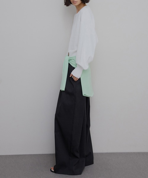 LOW BASIC WAIST STOP KNIT TOP（ニット/セーター）｜Ameri（アメリ