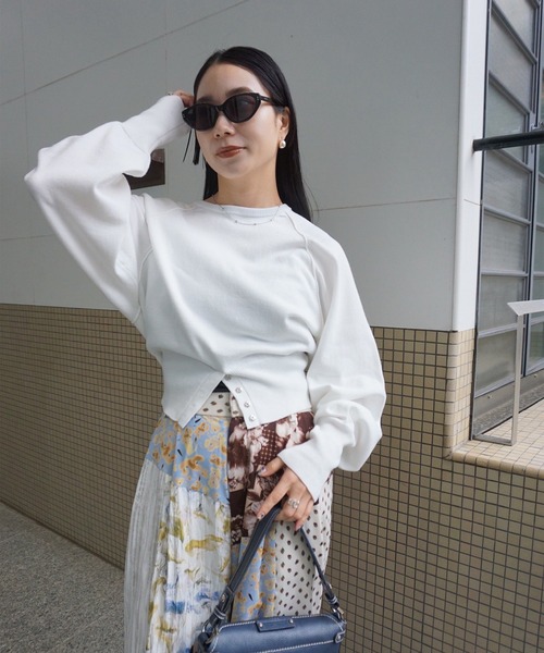 LOW BASIC WAIST STOP KNIT TOP（ニット/セーター）｜Ameri（アメリ