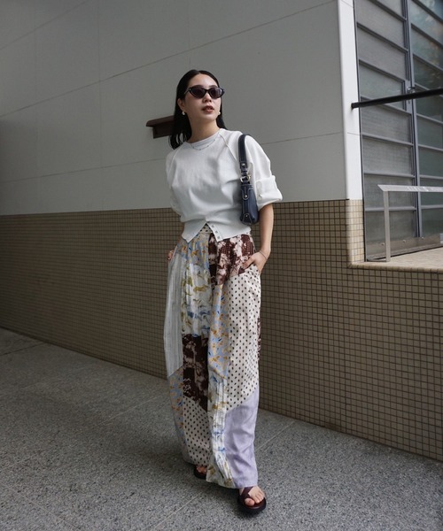 Ameri LOW BASIC WAIST STOP KNIT TOP ホワイト LOW BASIC WAIST STOP KNIT TOP（ニット/セーター）｜Ameri（アメリ