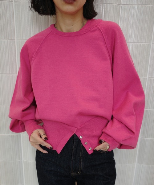 LOW BASIC WAIST STOP KNIT TOP（ニット/セーター）｜Ameri（アメリ