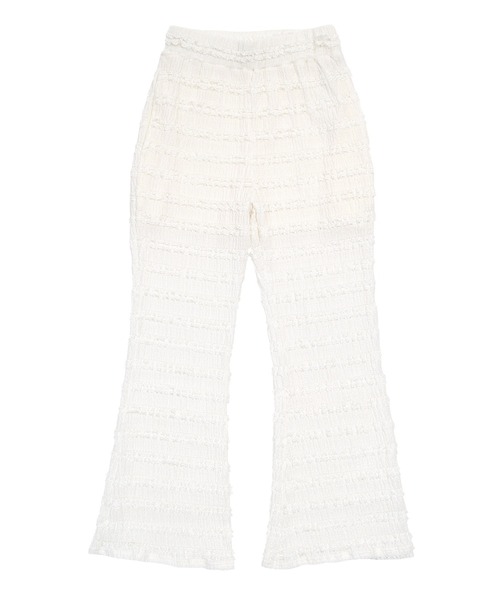 PUNYUS(プニュズ)の「レースフリルフレアパンツ(その他パンツ・レディース・ホワイト/ブラック・1/2/3/4/5)」の15枚目の写真