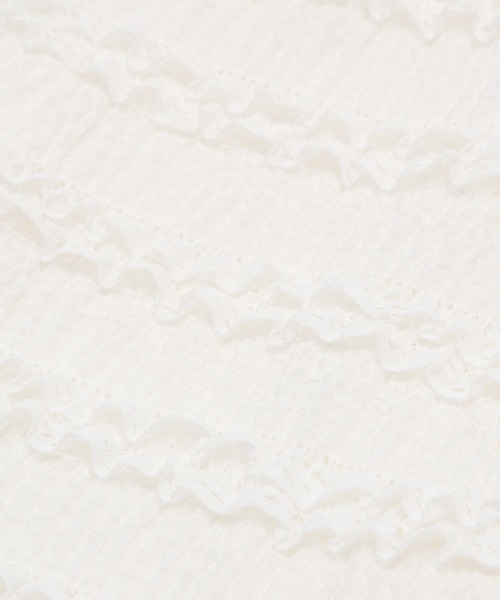 PUNYUS(プニュズ)の「レースフリルフレアパンツ(その他パンツ・レディース・ホワイト/ブラック・1/2/3/4/5)」の16枚目の写真